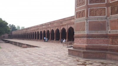 Back side of the Taj Mahal entry building