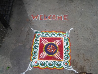 welcome at rajesh's home